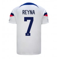 Fotbalové Dres Spojené státy Giovanni Reyna #7 Domácí MS 2022 Krátký Rukáv